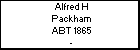 Alfred H Packham