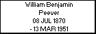 William Benjamin Peever
