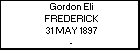 Gordon Eli FREDERICK