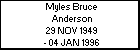 Myles Bruce Anderson