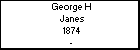 George H Janes