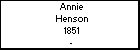 Annie Henson