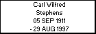 Carl Wilfred Stephens