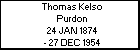 Thomas Kelso Purdon