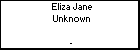 Eliza Jane Unknown