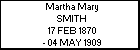 Martha Mary SMITH