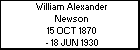 William Alexander Newson