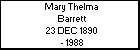 Mary Thelma Barrett