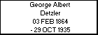 George Albert Detzler