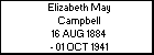 Elizabeth May Campbell