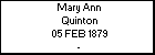 Mary Ann Quinton