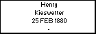 Henry Kieswetter