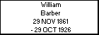 William Barber