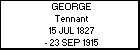 GEORGE Tennant