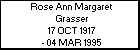 Rose Ann Margaret Grasser