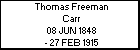 Thomas Freeman Carr