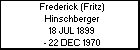 Frederick (Fritz) Hinschberger