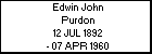 Edwin John Purdon