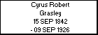 Cyrus Robert Grasley