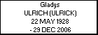 Gladys ULRICH (ULRICK)