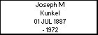 Joseph M Kunkel