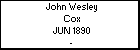 John Wesley Cox