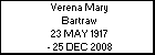 Verena Mary Bartraw
