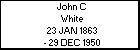 John C White