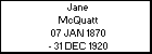 Jane McQuatt