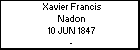Xavier Francis Nadon