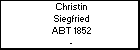 Christin Siegfried