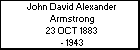 John David Alexander Armstrong