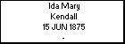 Ida Mary Kendall