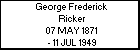 George Frederick Ricker