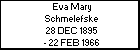 Eva Mary Schmelefske