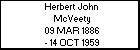 Herbert John McVeety