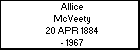 Allice McVeety