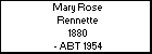 Mary Rose Rennette