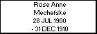 Rose Anne Mechefske