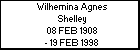 Wilhemina Agnes Shelley