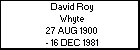 David Roy Whyte