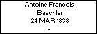 Antoine Francois Baechler