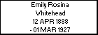 Emily Rosina Whitehead