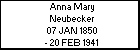 Anna Mary Neubecker
