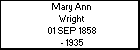 Mary Ann Wright