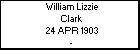 William Lizzie Clark