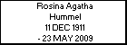 Rosina Agatha Hummel