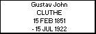 Gustav John CLUTHE