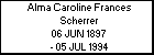 Alma Caroline Frances Scherrer