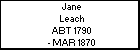 Jane Leach